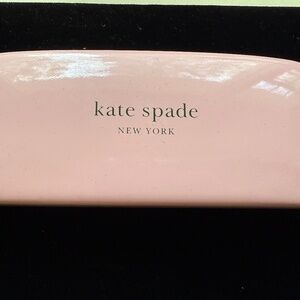 New KATE SPADE Pink & Green Eyeglass Case -